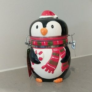 Penguin cookie jar!